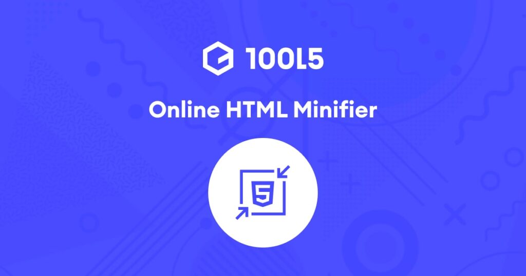 Free HTML Minifier | Free Online HTML Compression Tool